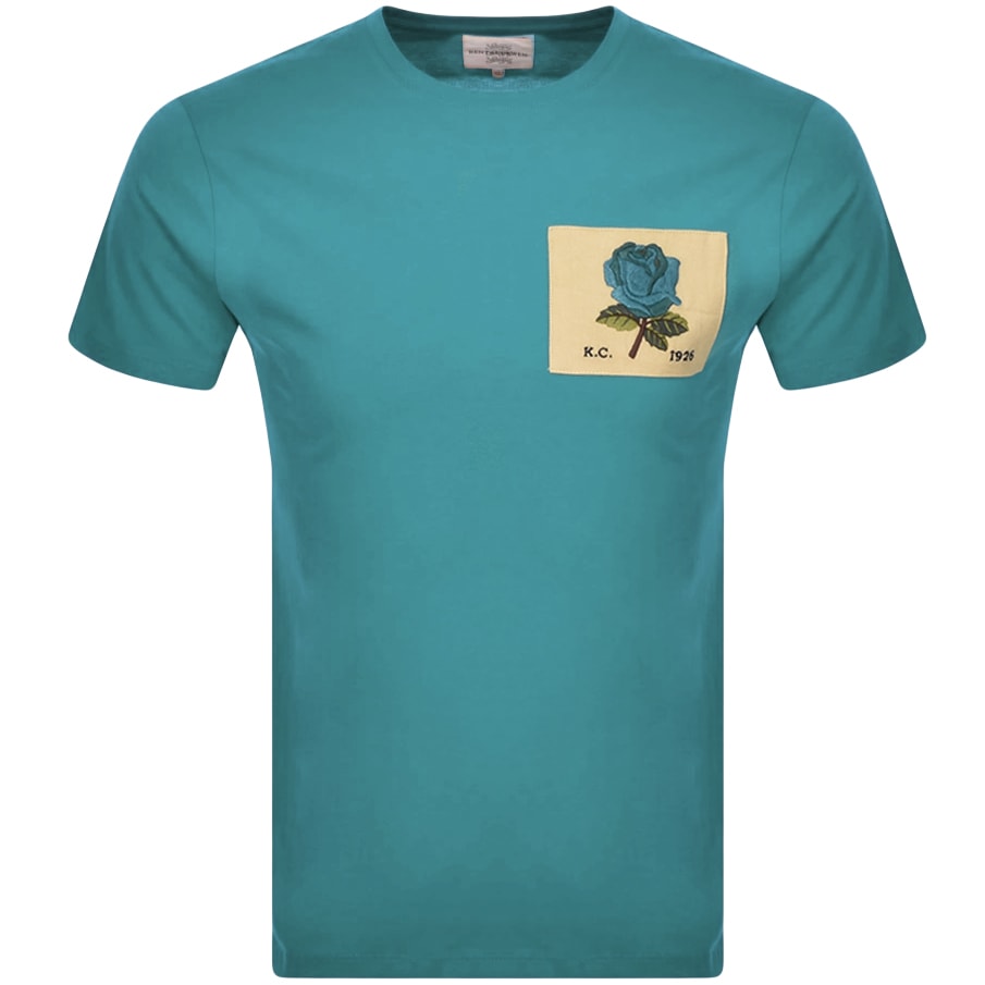 Alternative Image for ProductKent And Curwen Rose T Shirt Green1